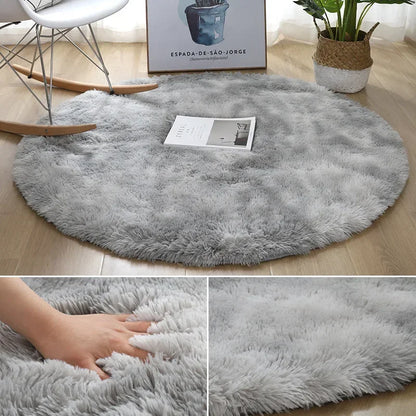 Ultra Soft Plush Round Rug - The Livix