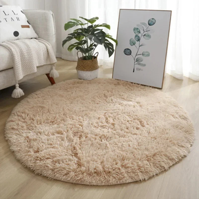 Ultra Soft Plush Round Rug - The Livix