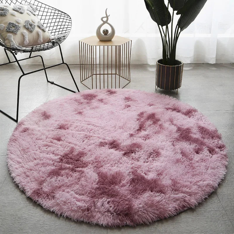 Ultra Soft Plush Round Rug - The Livix