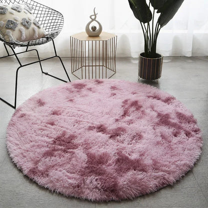 Ultra Soft Plush Round Rug - The Livix