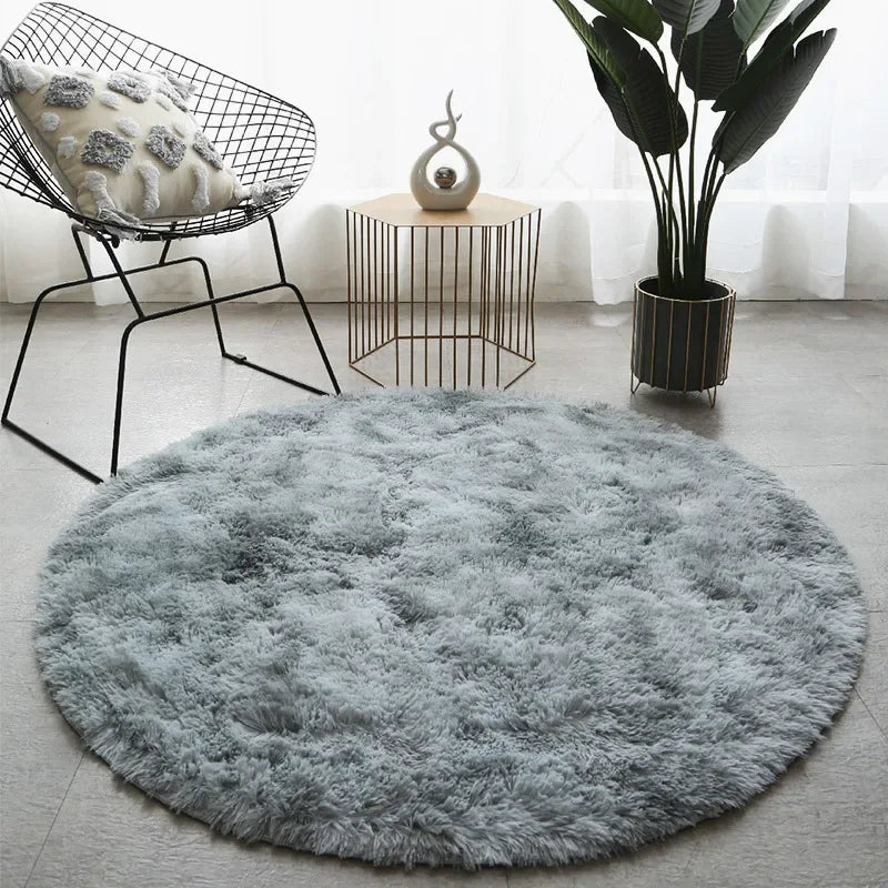 Ultra Soft Plush Round Rug - The Livix
