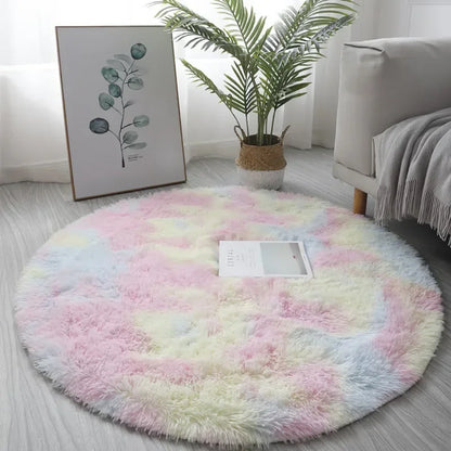 Ultra Soft Plush Round Rug - The Livix