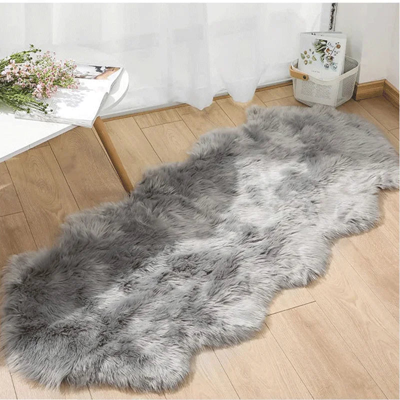 Soft Sheepskin Bedroom Carpet - The Livix
