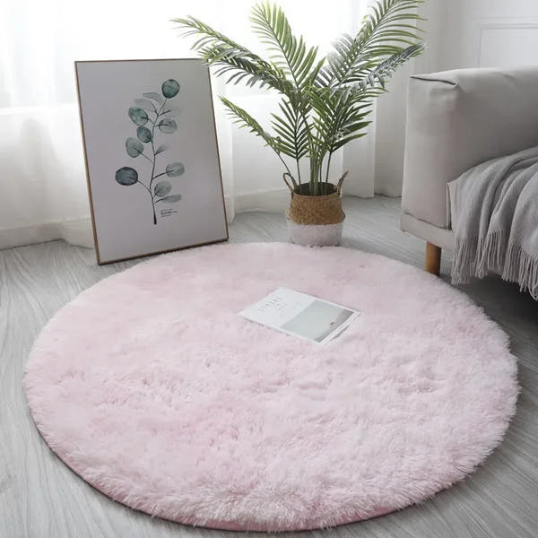 Ultra Soft Plush Round Rug - The Livix