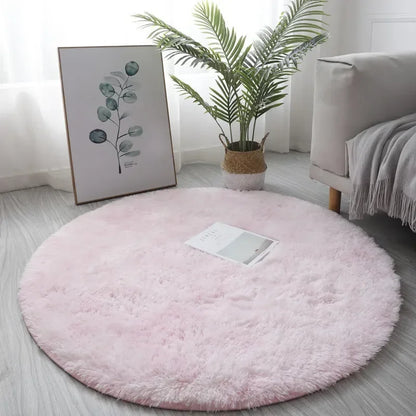 Ultra Soft Plush Round Rug - The Livix